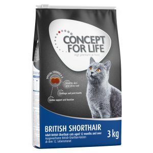 - 3x3 kg Concept for Life British Shorthair Adult